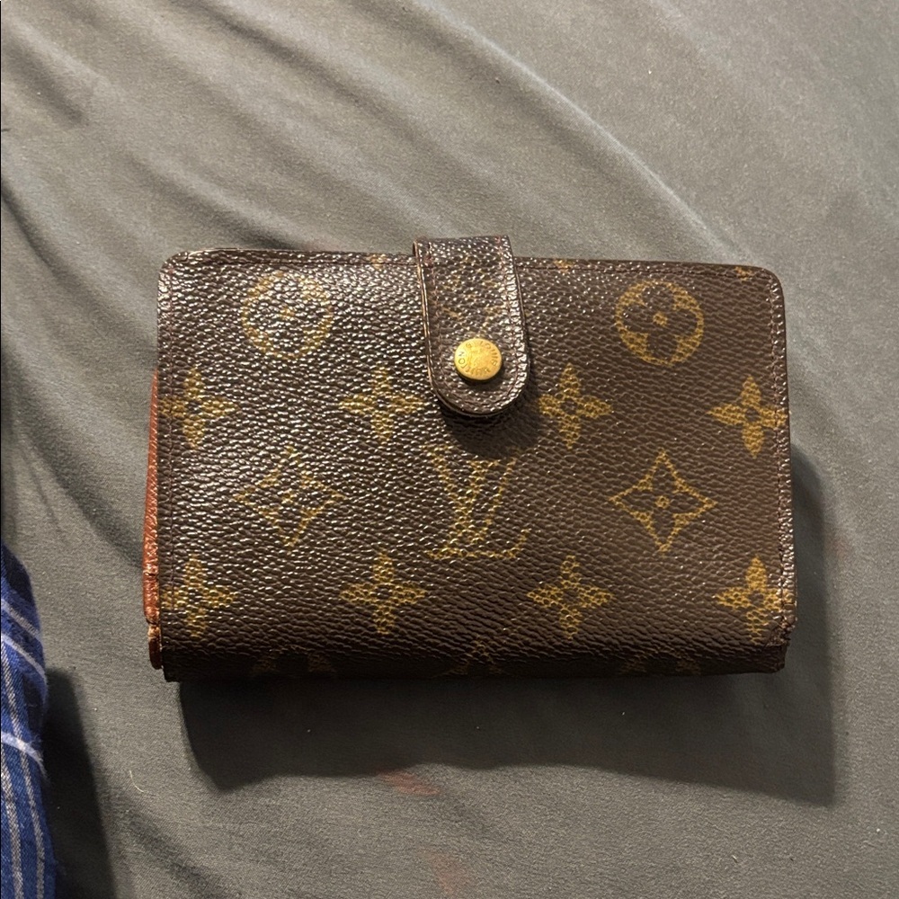 Louis Vuitton Brown and Gold Monogram Wallet